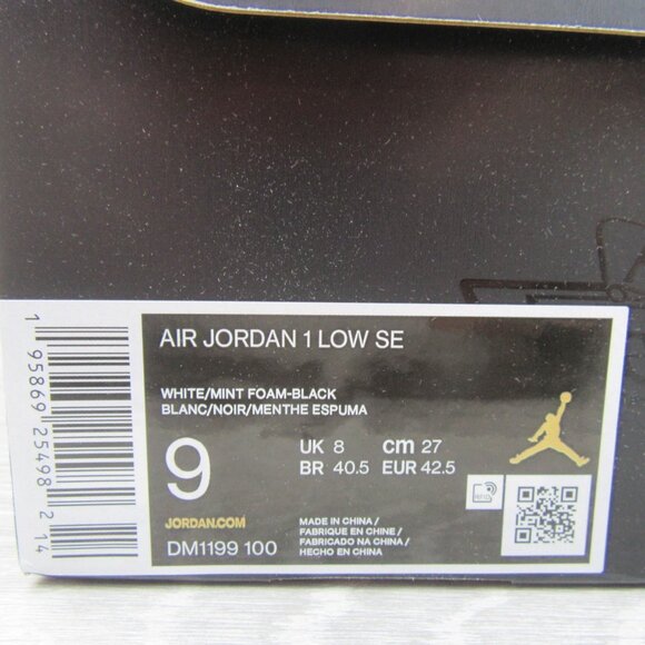 Air Jordan 1 Low SE Tie-Dye Shoes Men's Size 9 NEW - Picture 12 of 12